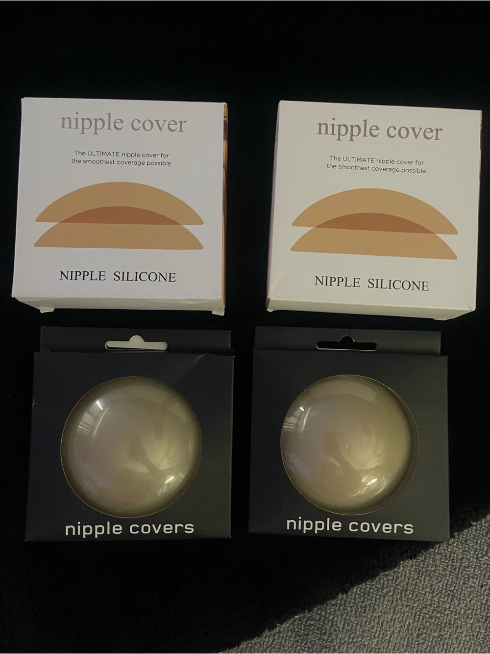 Silicone Nipple Covers - Nude (Pack of 4) size C~D